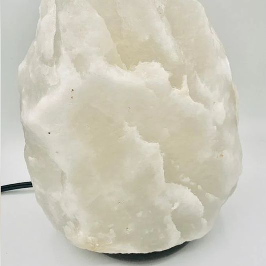 White Salt Lamp