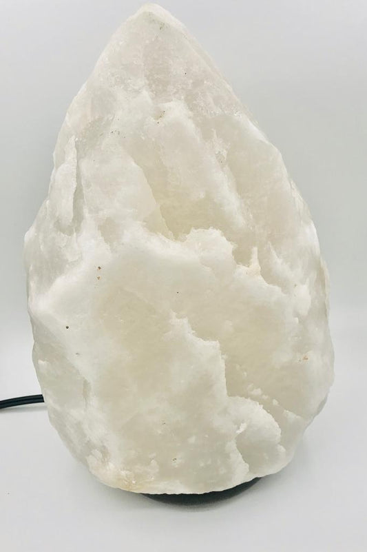 White Salt Lamp